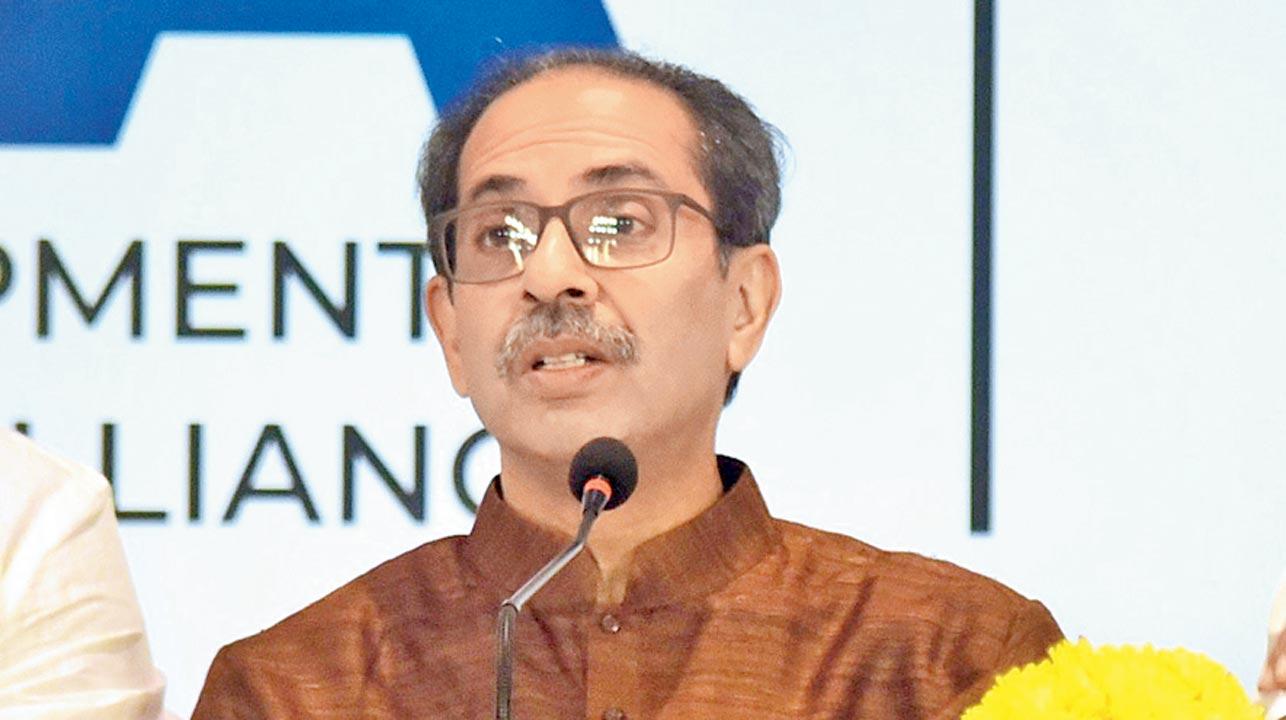 Uddhav Thackeray was speaking at the press conference organised on the eve of the two-day I.N.D.I.A. Front Conclave. Pic/Shadab Khan