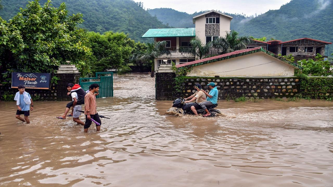 A private defence training academy on the outskirts of Dehradun also collapsed amid the incessant rains.