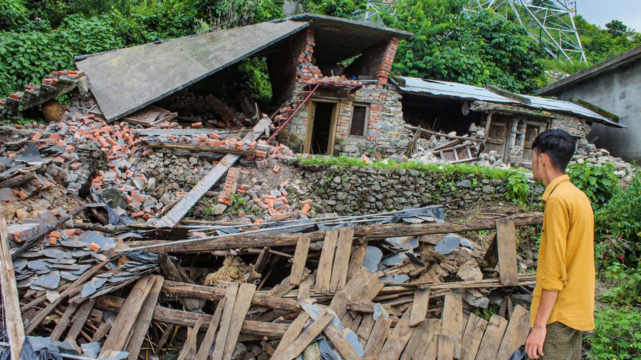 In a related incident, a person died after a house collapsed near subsidence-hit Joshimath in Chamoli district, officials said on Wednesday