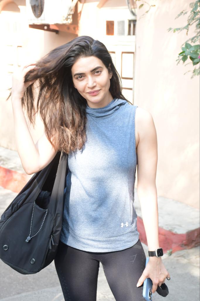 Karisma Tanna was clicked in the city