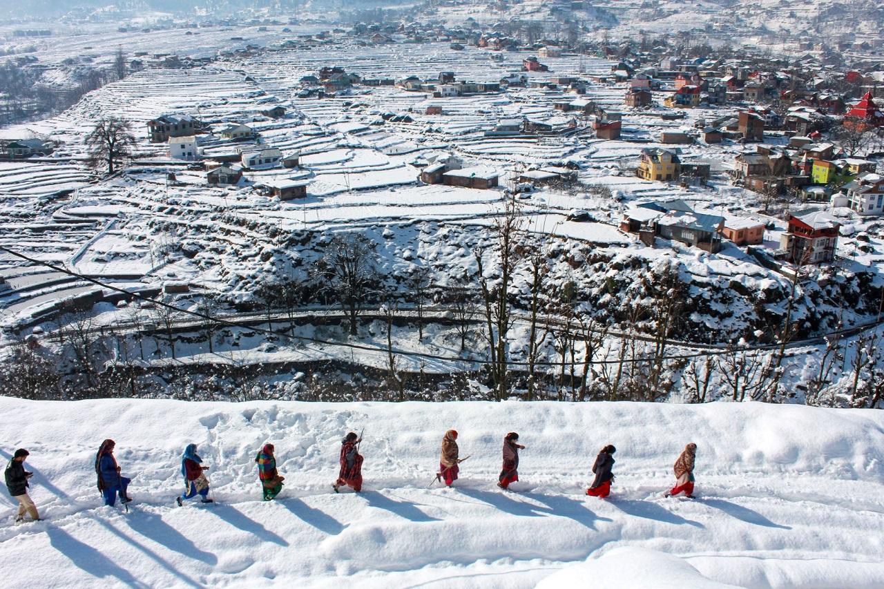 They said last night was the coldest night of the season so far in the city. The city was also the coldest recorded place in Kashmir