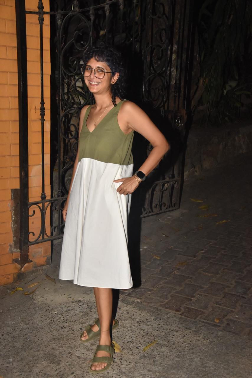 Kiran Rao, Aamir Khan's ex-wife, was clicked in the city last night