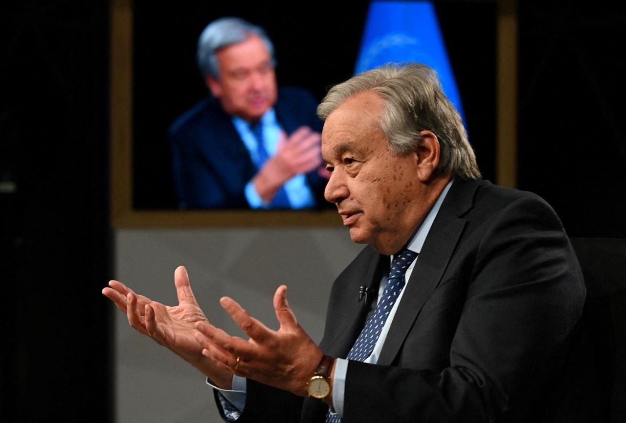 In his letter, Guterres said the conflict has created 