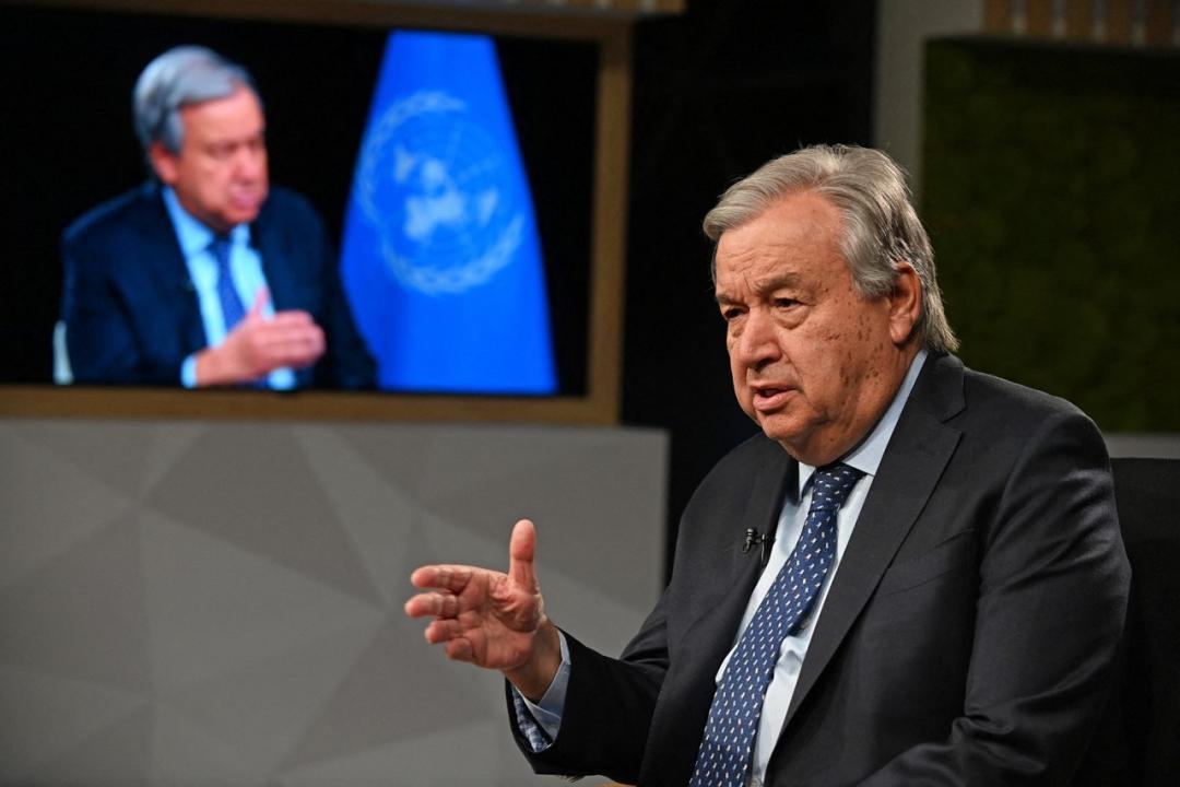 United Nations Secretary-General Antonio Guterres. Pic/AFP