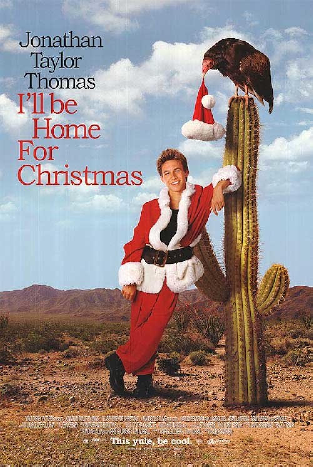 I'll Be Home for Christmas: A '90s tale starring Jonathan Taylor Thomas as a boarding school teen aiming to get home for a promised Porsche at Christmas dinner. It's a wacky road trip filled with life lessons.