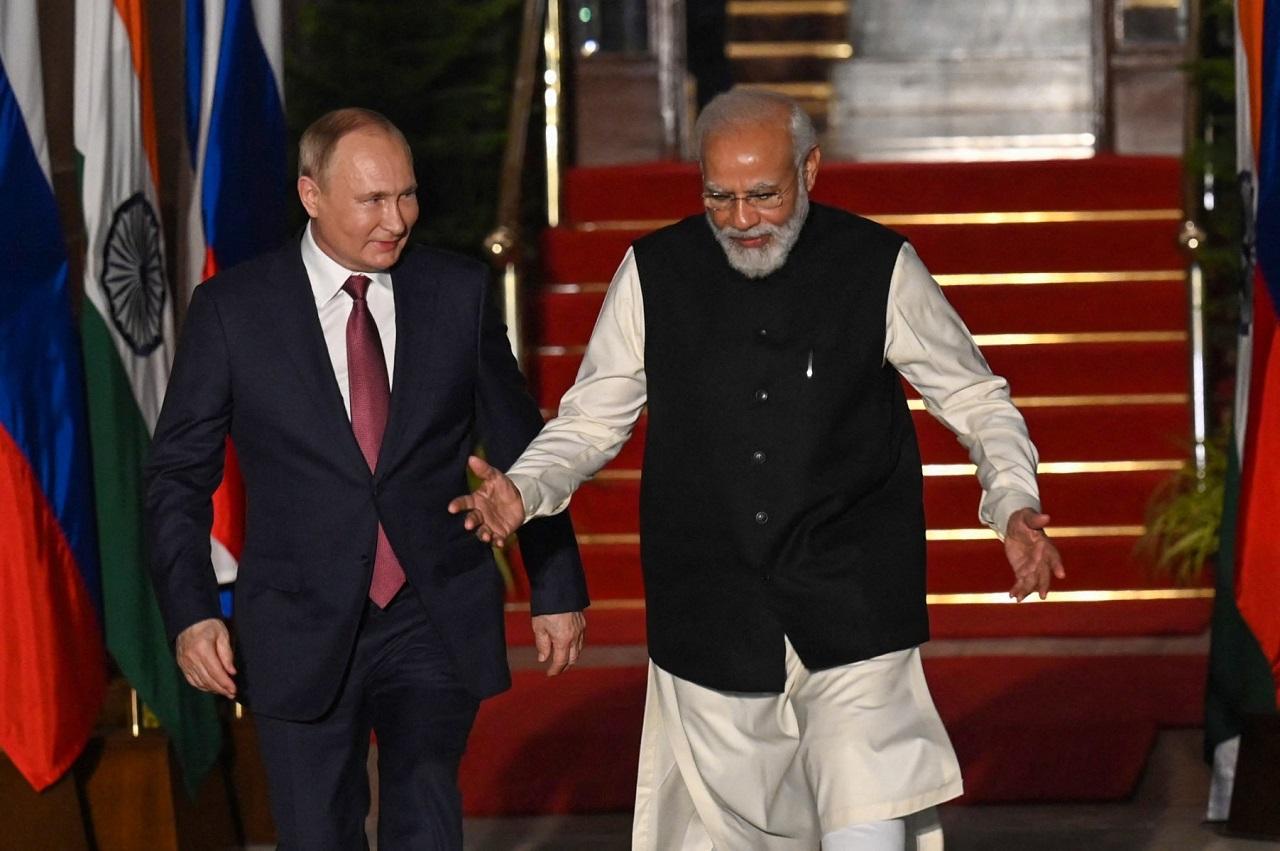 He said relations between Russia and India are developing in all areas