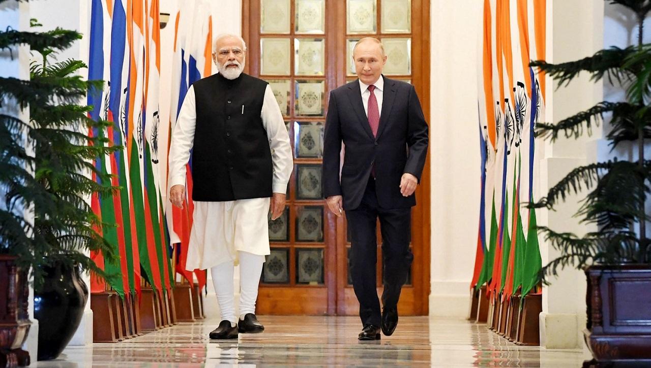 Putin, who on Friday announced his intention to run for the presidency again in 2024, said he can feel pressure on Modi from unfriendly countries