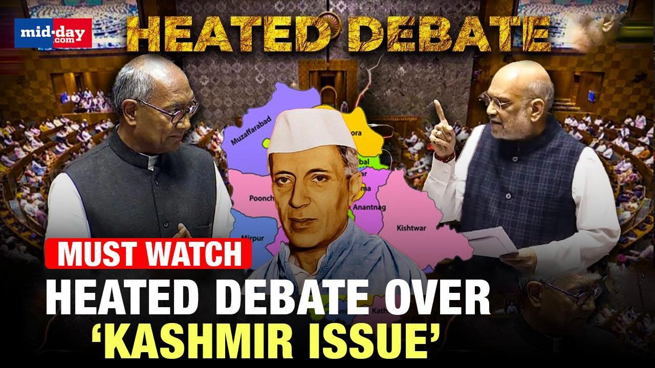 Amit Shah vs Digvijaya Singh | Heated Debate over ‘Kashmir issue’