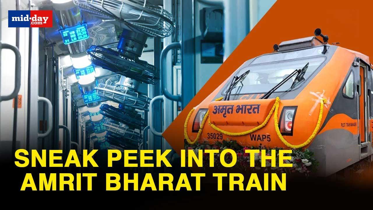 Sneak Peek Into The Amrit Bharat Train; PM Modi To Inaugurate The Train