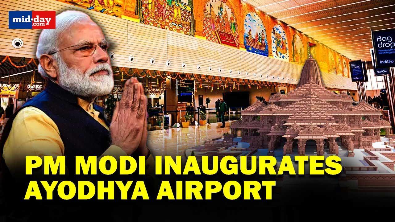 Delhi to Ayodhya maiden flight: 'Jai Shri Ram' echoes