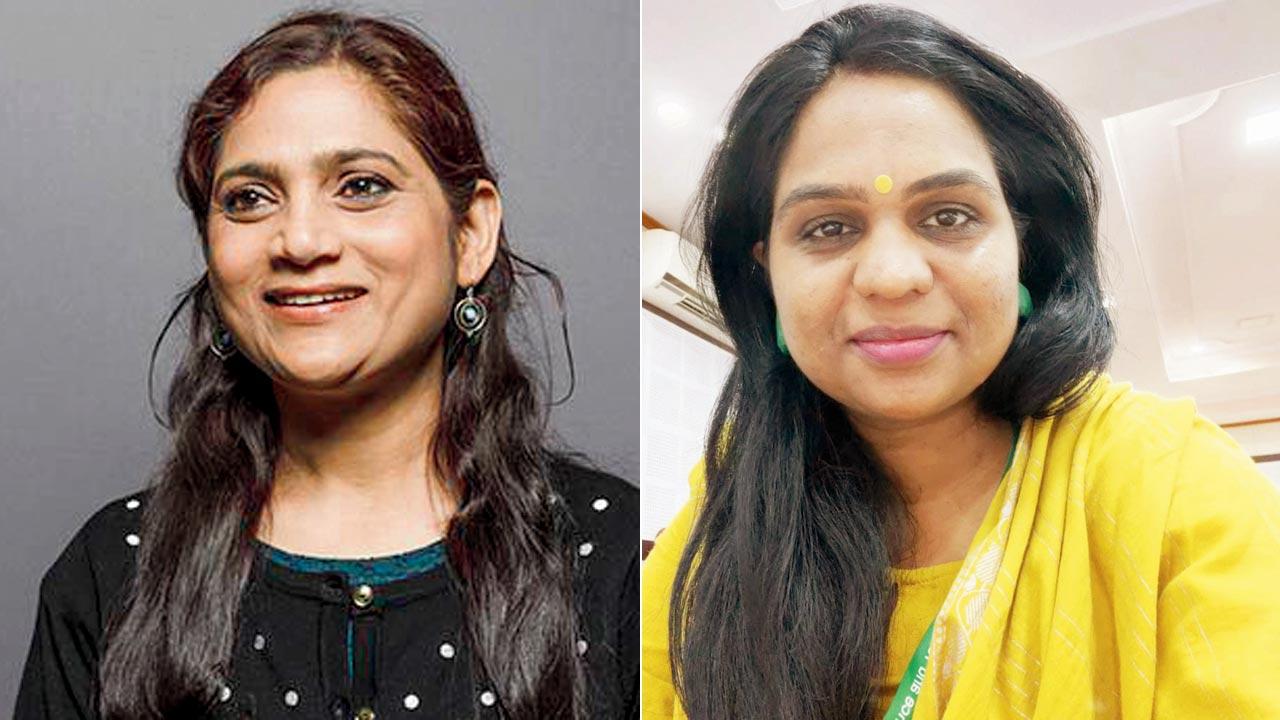Punita Chowbey, Senior Research Fellow, Sheffield Hallam University; (right) Suman Kanougiya