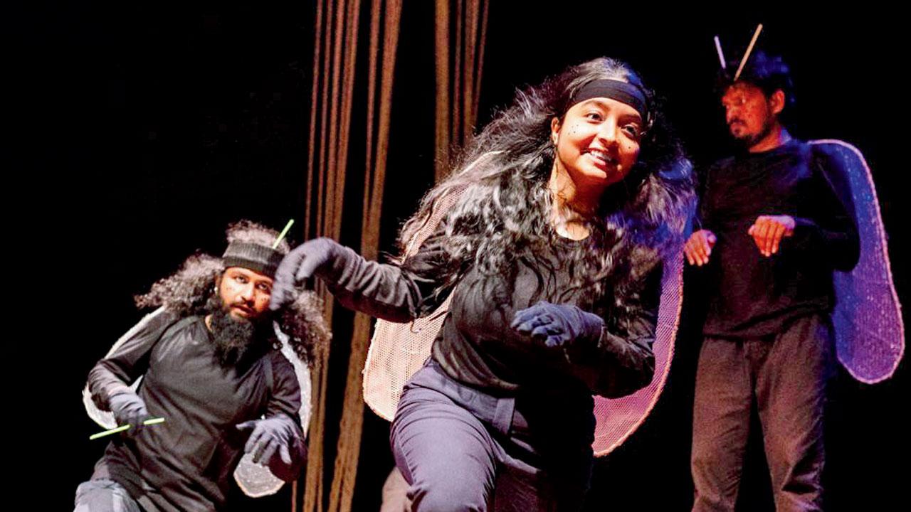 A moment from the final dress rehearsal on stage