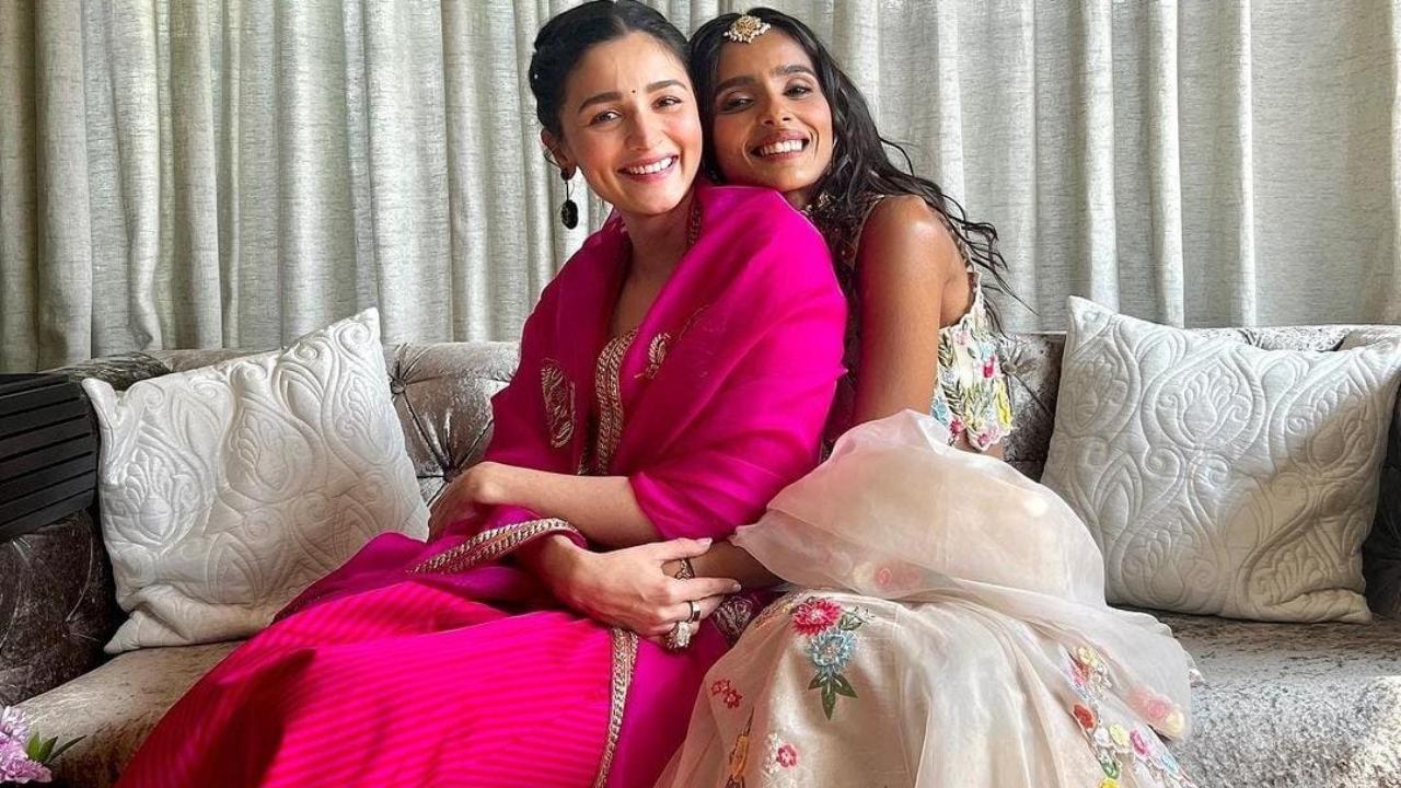 Alia Bhatt glows in pink as she shares pictures from her friend's wedding festivities