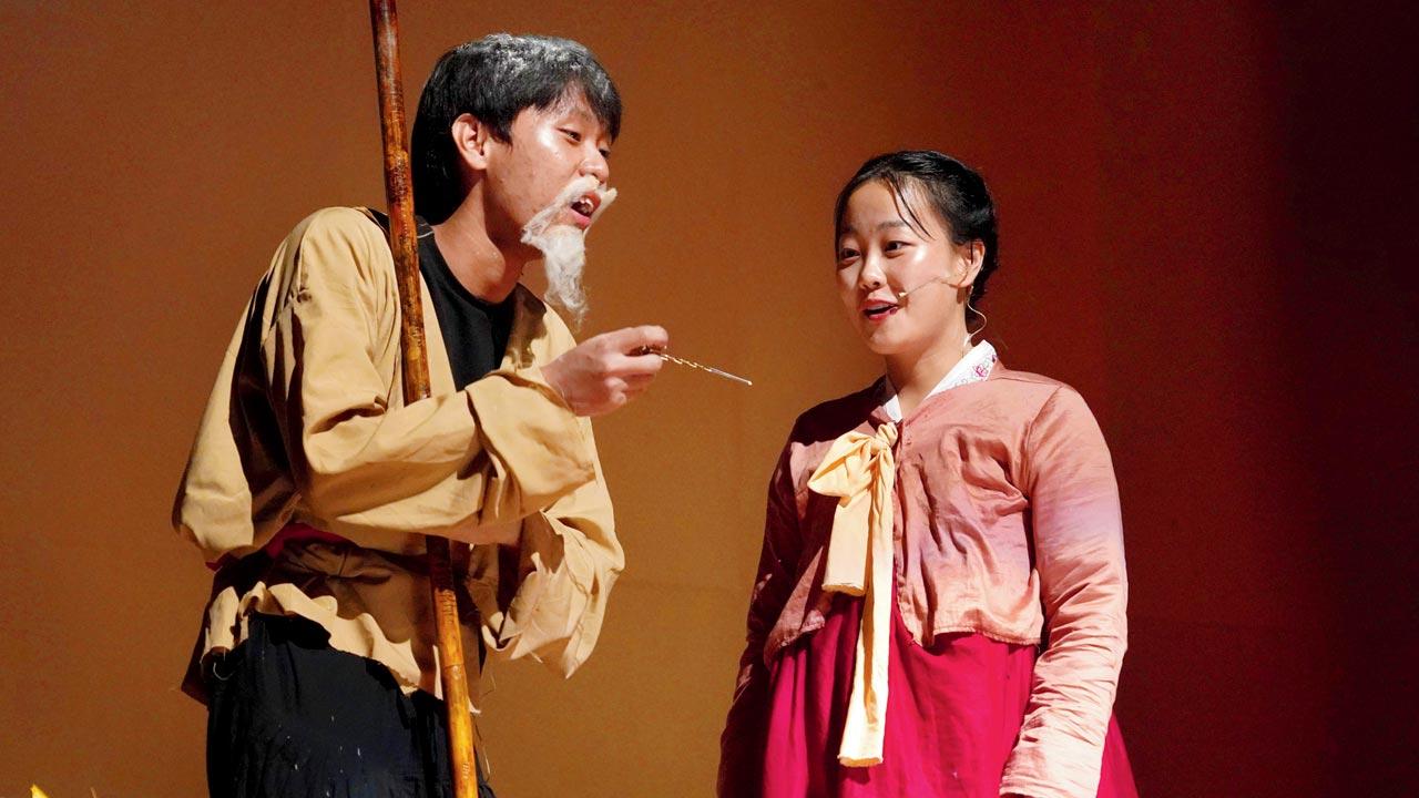 A moment from the Korean play, Shim Cheong