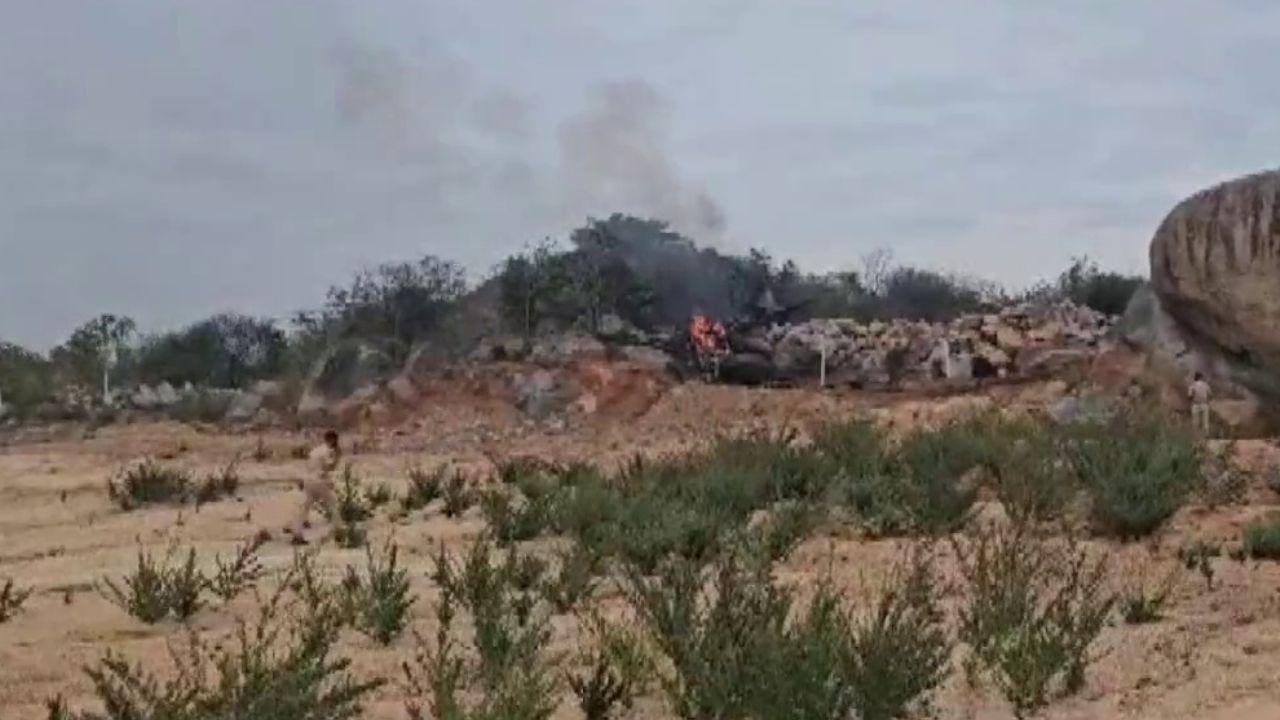 The aircraft took off from the Air Force Academy (AFA) situated at Dundigal, located near the Hyderabad area, according to a senior police official.