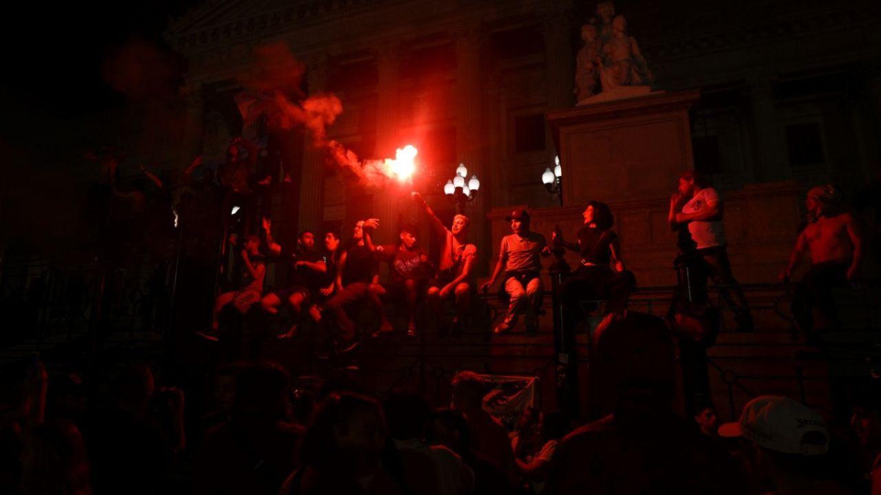 Milei's administration, while allowing peaceful protests, issued warnings of cutting off public aid payments to individuals engaging in street blockades, a common form of protest in Argentina.