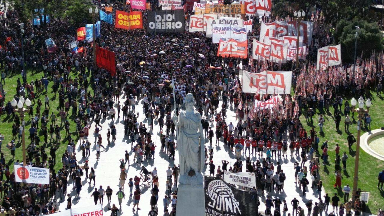 Thousands rally against Argentina's President Javier Milei's austerity measures