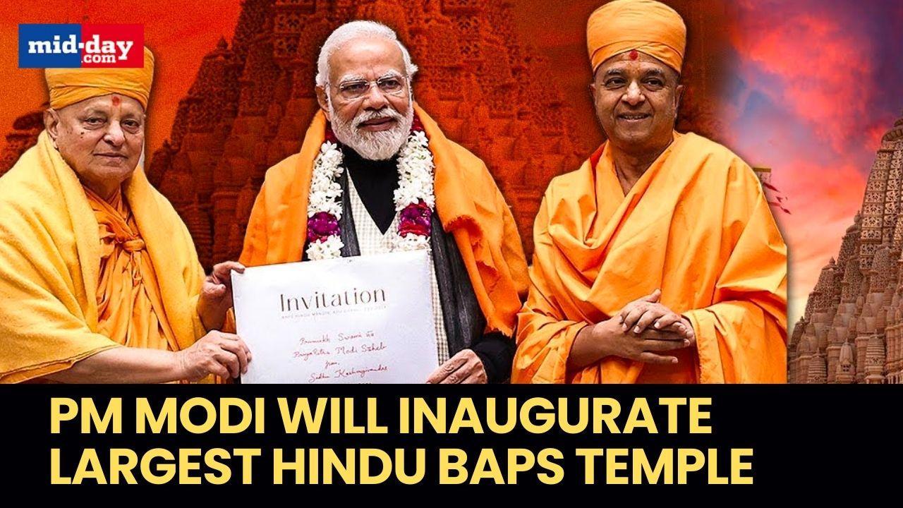 Narendra Modi To Inaugurate UAE's Largest Hindu BAPS Temple In Abu Dhabi