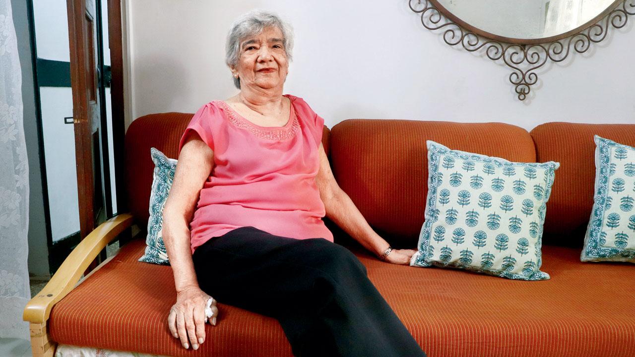 93-year-old Bandra-based Goan catholic Beryl Cardoz is looking forward to the Christmas lunch with her grandkids. Pics/Anurag Ahire