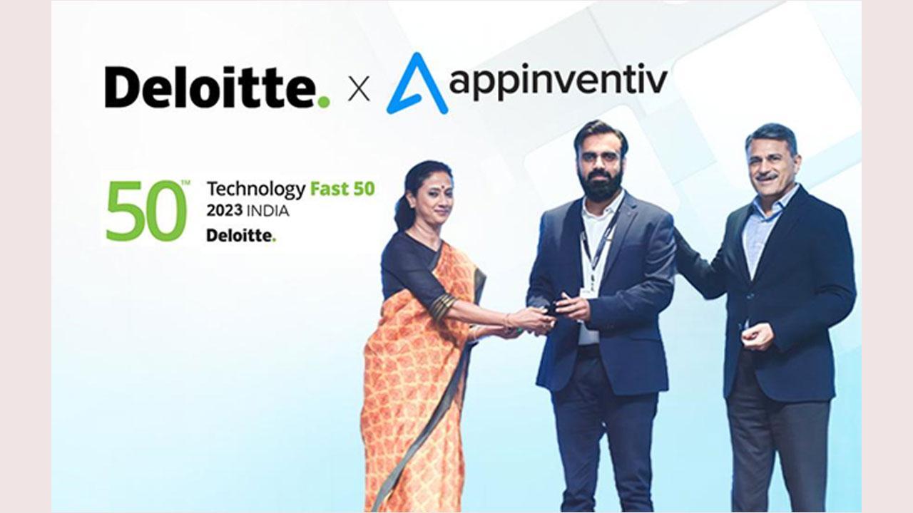 Appinventiv Wins Deloitte’s Fast 50 India 2023 Award