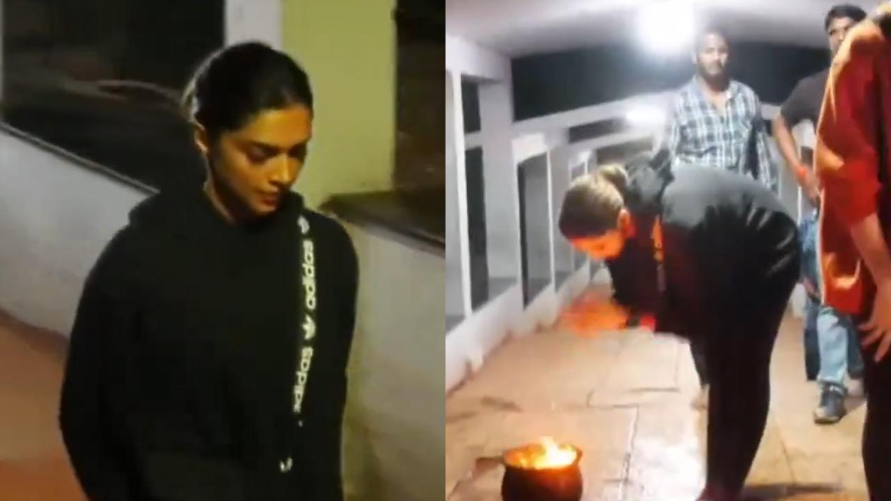Deepika Padukone visits temple in Tirumala with sister Anisha ahead of 'Fighter' release