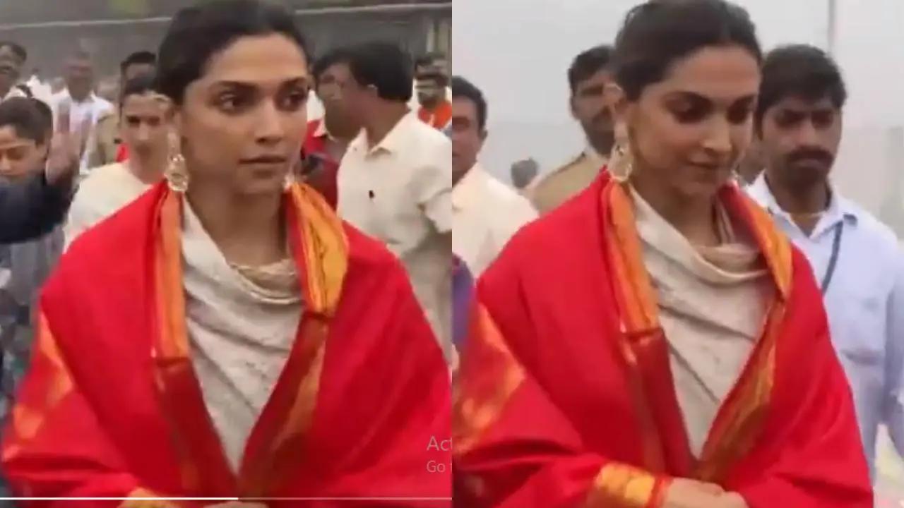 Ahead of 'Fighter' release, Deepika Padukone was spotted seeking blessings at Tirupati with her family. She was seen at the temple on the day of Fighter song release. Read more