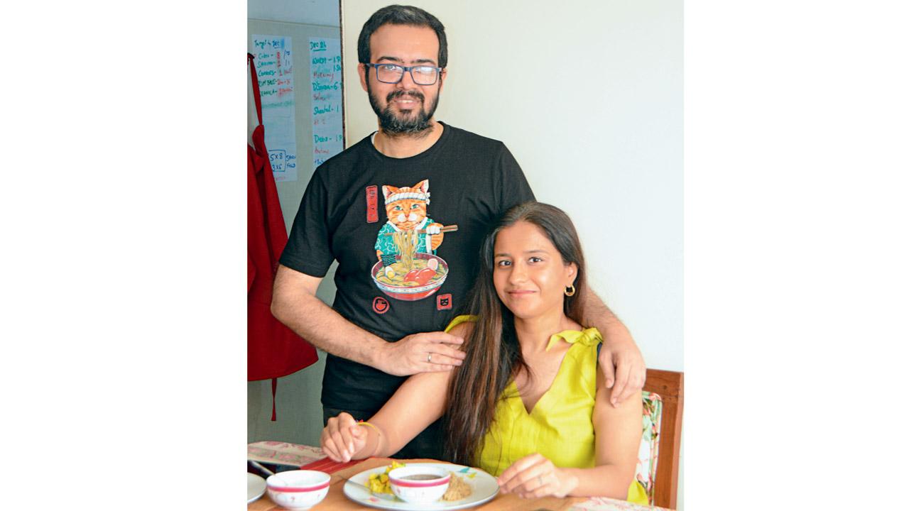 Food journalling has been the easiest way for Dr Suvajeet Dasgupta and chef Shweta Katiyar to lose weight and keep it off. PIC/SATEJ SHINDE