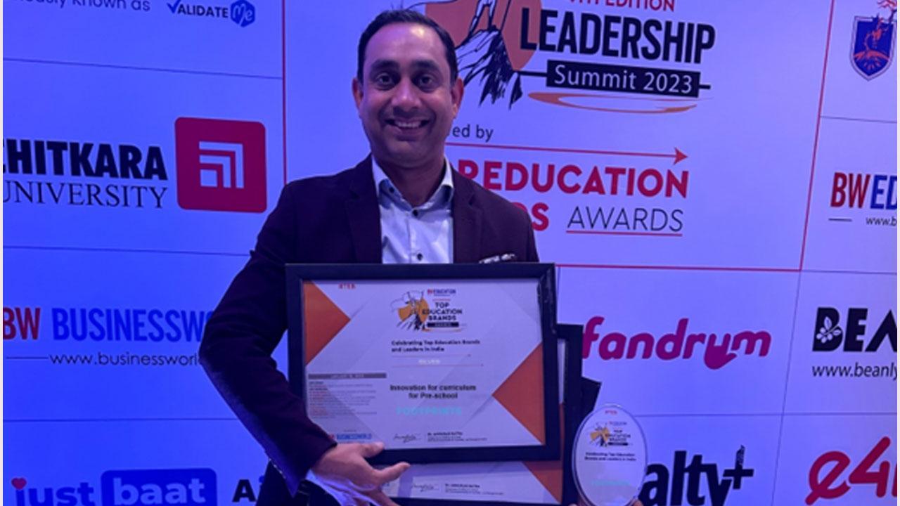 Footprints Childcare is recognized as a “Leading Pre-School in India” by Business World Magazine!