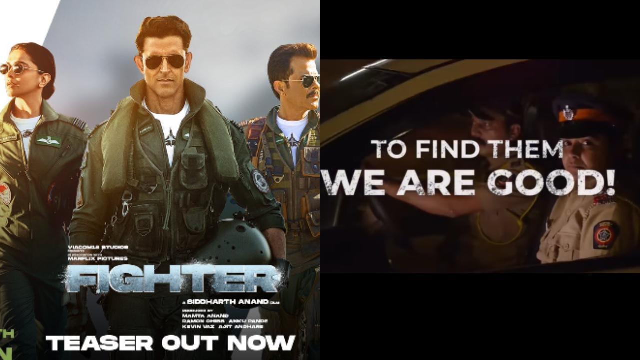 Fighter: Mumbai Police takes on the Deepika Padukone & Hrithik Roshan-starrer in its own hilarious fashion, watch!