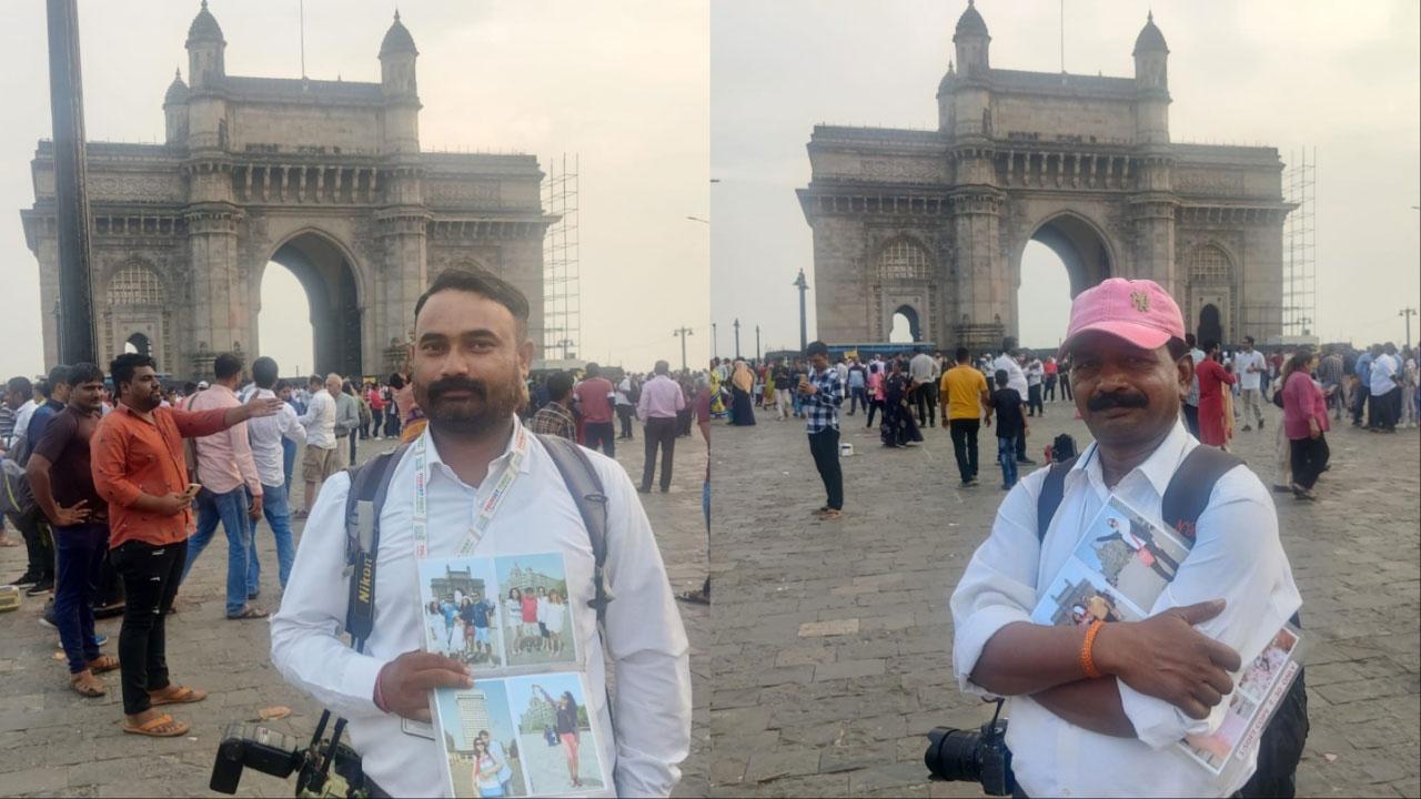 Humare liye tourist bhagwan hai: Photographers at Gateway of India