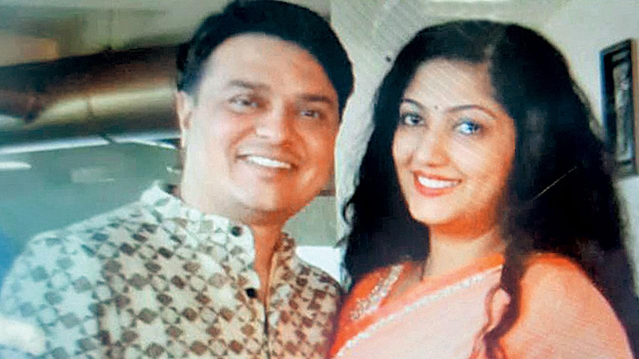 The absconding couple, Ashesh and Shivangi Mehta