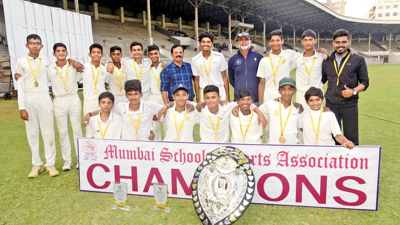 Harris Shield: Arnav Lad, Advait Dhere's bowling helps SVIS to clinch title