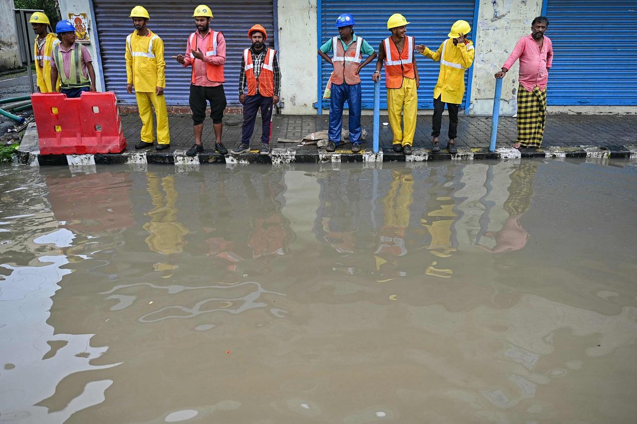 Three arriving international services were diverted to Bengaluru. As many as 14 subways in the city have been closed due to inundation, the city police said