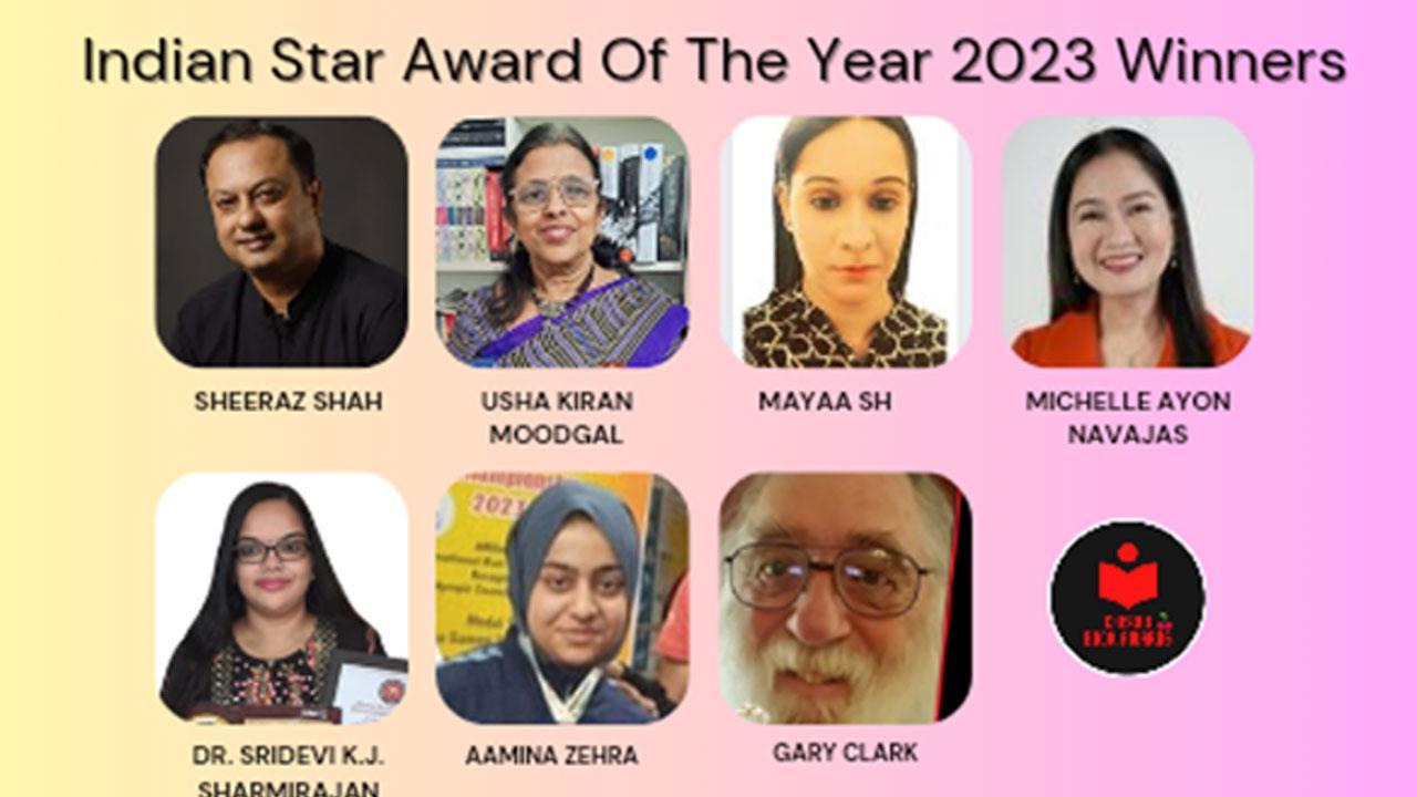 Indian Star Award Of The Year 2023 by Cherry Book Awards
