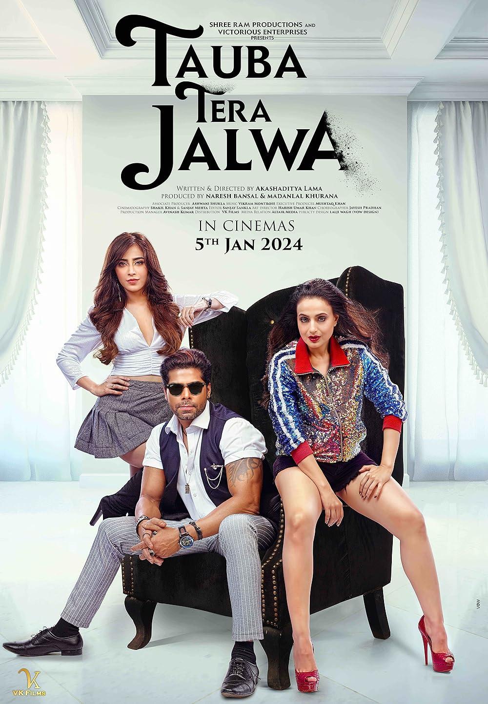 Tauba Tera JalwaWritten and directed by Akashaditya Lama, 'Tauba Tera Jalwa' featuring Ameesha Patel, Rajesh Sharma, and Ehsan Khan is anticipated to weave a story that revolves around redemption and fascination.