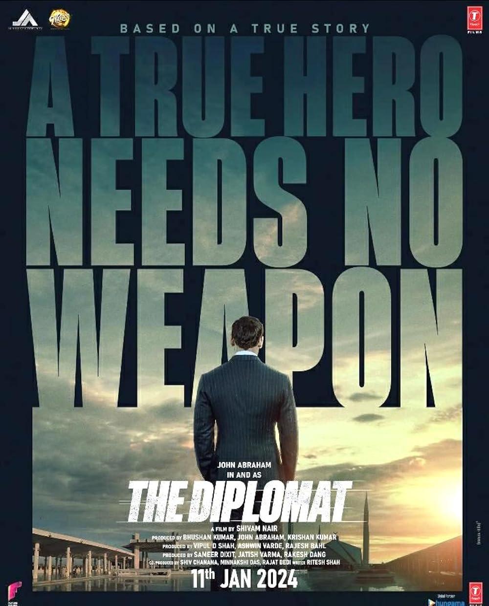 The DiplomatDirected by Shivam Nair, 'The Diplomat' is touted to be based on a true story, featuring John Abraham in an intriguing narrative that promises to captivate audiences.