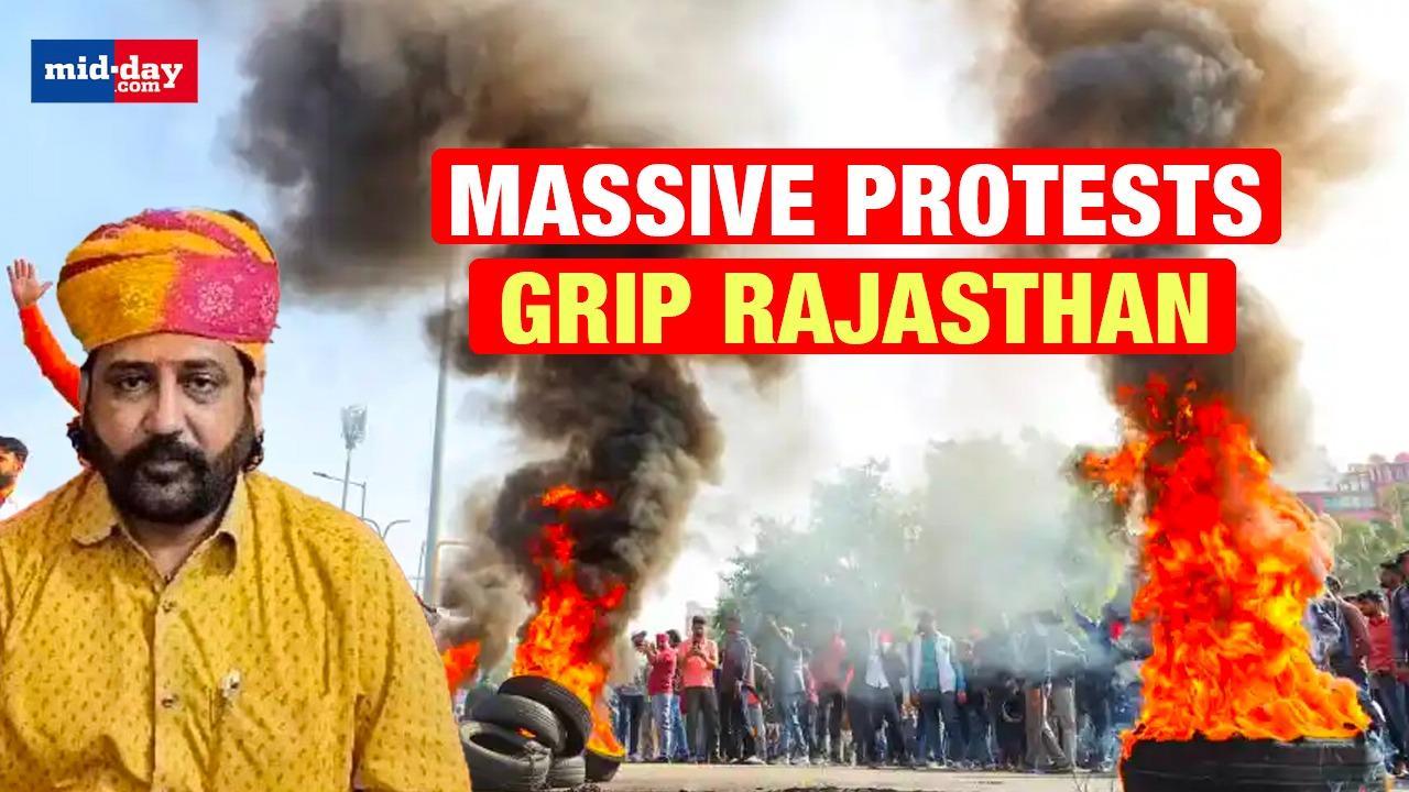 Shooters of Rajput Karni Sena Chief Identified | Massive Protests Grip Rajasthan