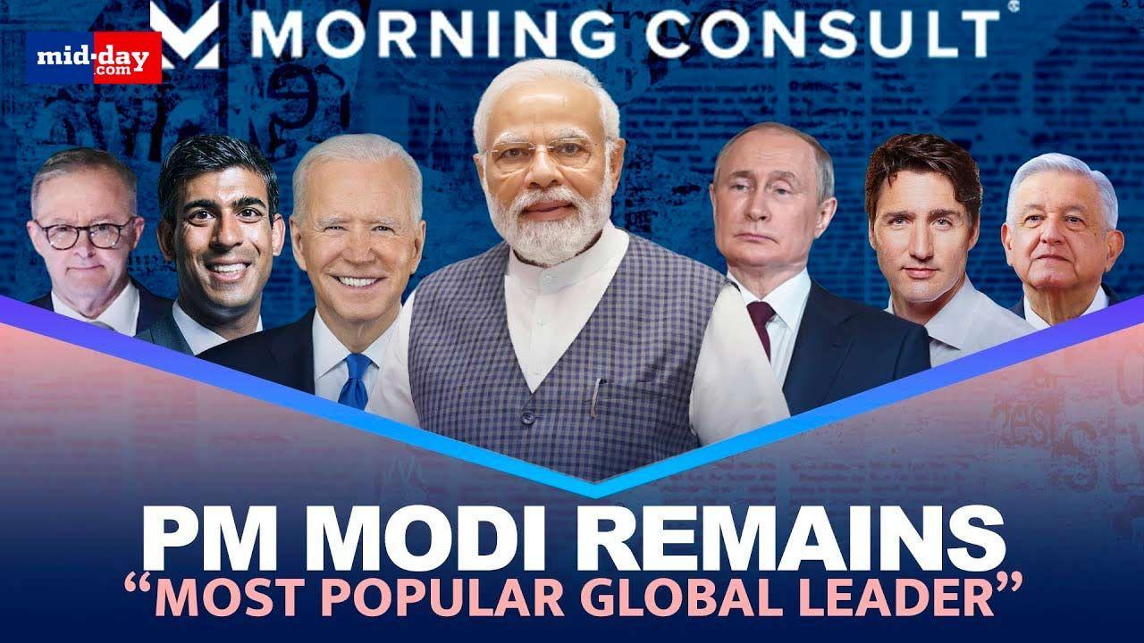 Unchallenged PM Modi tops the most popular global leader list with 76% rating