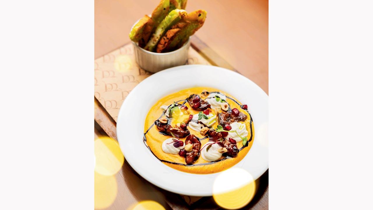 Roasted butternut squash 