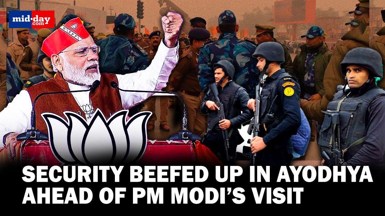 UP: Security beefed up in Ayodhya ahead of PM Modi’s visit