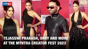 Sharvari Wagh, Amyra Dastur, Tejasswi Prakash, Orry, Shanaya Kapoor at an event