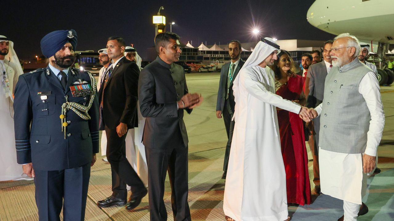 The members of the Indian diaspora, gathered outside a hotel in Dubai, were elated and expressed their joy at meeting PM Modi. They showcased their support and admiration by chanting slogans of 'Abki Baar Modi Sarkar' and 'Vande Mataram.'
