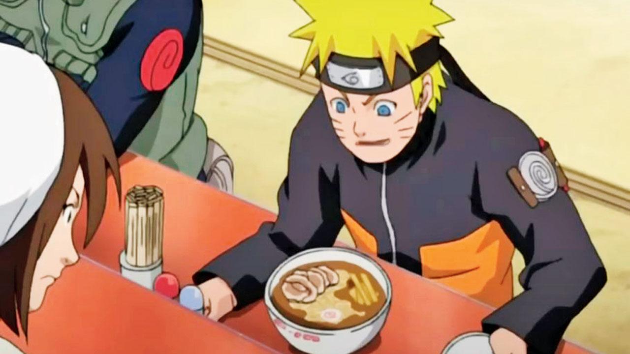 A scene where Naruto eats ramen. PIC COURTESY/YOUTUBE