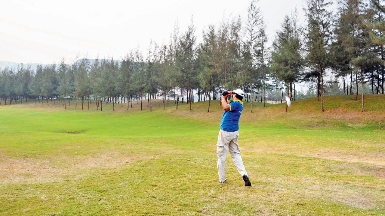 The golf course at Kharghar 