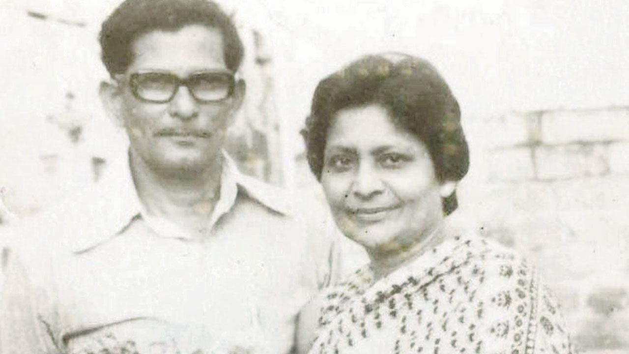 Nirmal K Das with his wife Joy