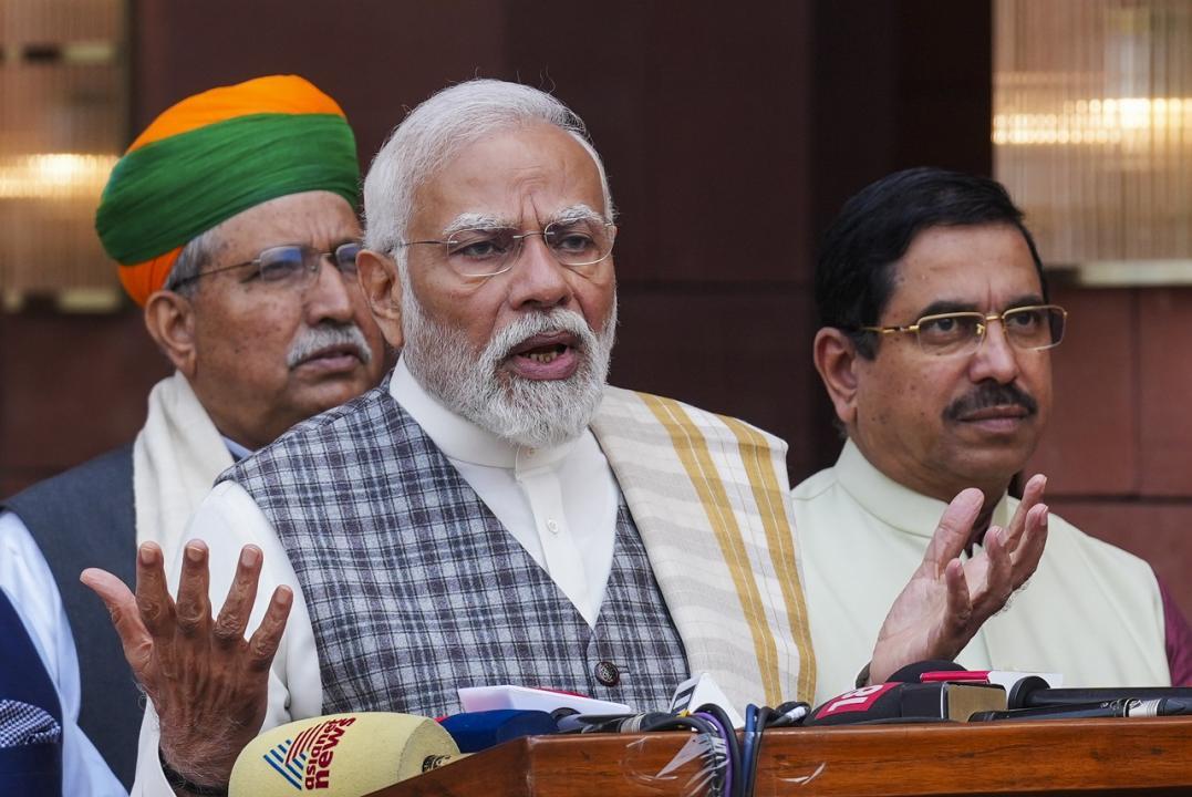 Don`t vent frustration of assembly polls defeat inside Parliament, says PM Modi