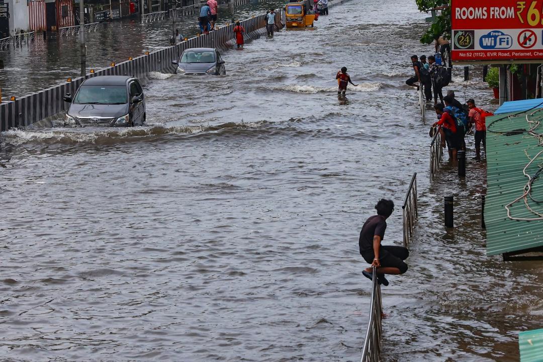 As Cyclone Michuang makes landfall, flooding in Chennai claims 17 lives
