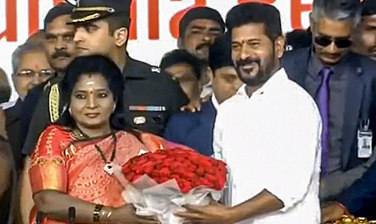 Revanth Reddy sworn in as Telangana CM