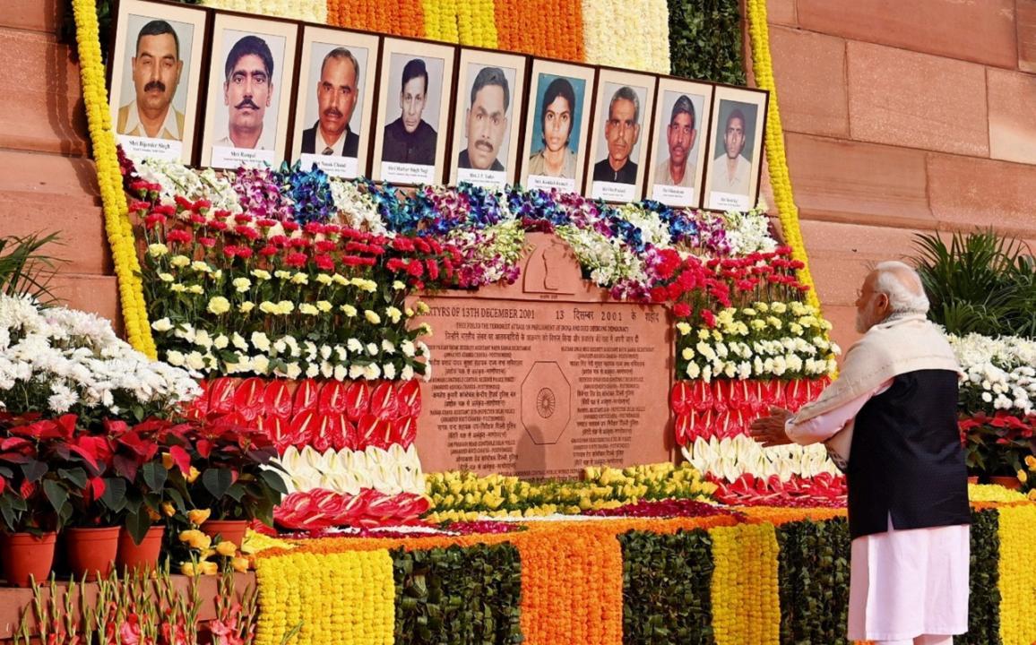 On 22 years of Parliament attack, PM Modi, other senior leaders pay tributes