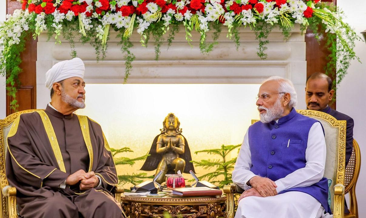 In Photos: PM Modi holds talks with Oman's Sultan Haitham bin Tarik
